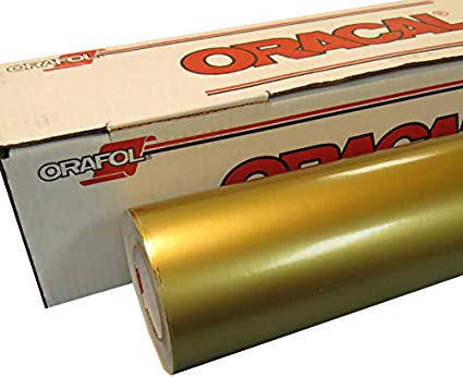30IN GOLD Metallic 751 HP CAST See OR930 - Oracal 751C High Performance Cast PVC Film